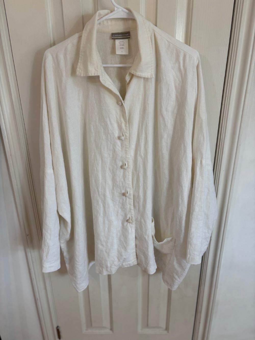 Oversized linen blouse jacket * accepting offers